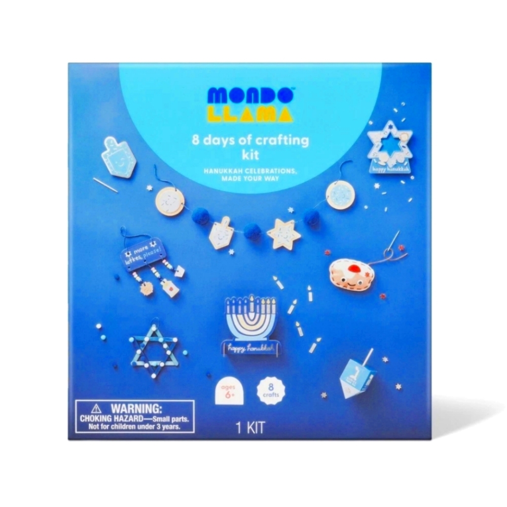 Mondo Llama Hanukkah 8 Days of Crafting Kit NEW